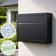 ELEGANCE EXCLUSIVE postkasse - med 6-stift lås - smukt klassisk design