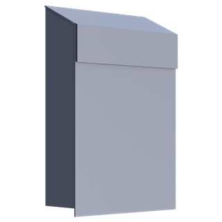 Lille grå postkasse - BabyBox.