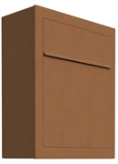 Rust BASE postkasse - med skjult lås - klassisk design