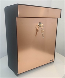 Allux Grundform kobber postkasse