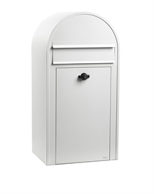 Hvid postkasse i Klassisk Design - HABO Midi - HVID