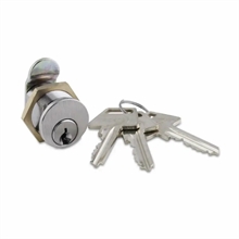 Postkasselås 6 stifts inkl. 3 nøgler