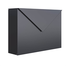 Antracit design postkasse  - KUVERT