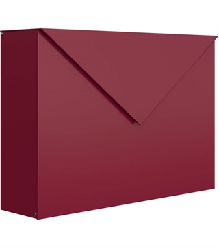 Rød design postkasse  - KUVERT