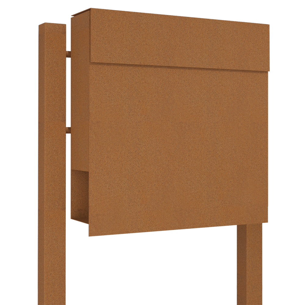 Køb Rust postkasse - klassisk design - - med - Levering lige til døren - 701000RU-incl-ST