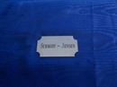 Navneskilt Messing - Runde hjørner - 55 x 100 mm