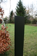 IKALUX 2005-S pladestander i sort lakering.