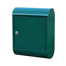 MEFA Topaz postkasse i klassisk Racing-Green farve.