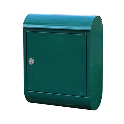 MEFA Topaz postkasse i klassisk Racing-Green farve.